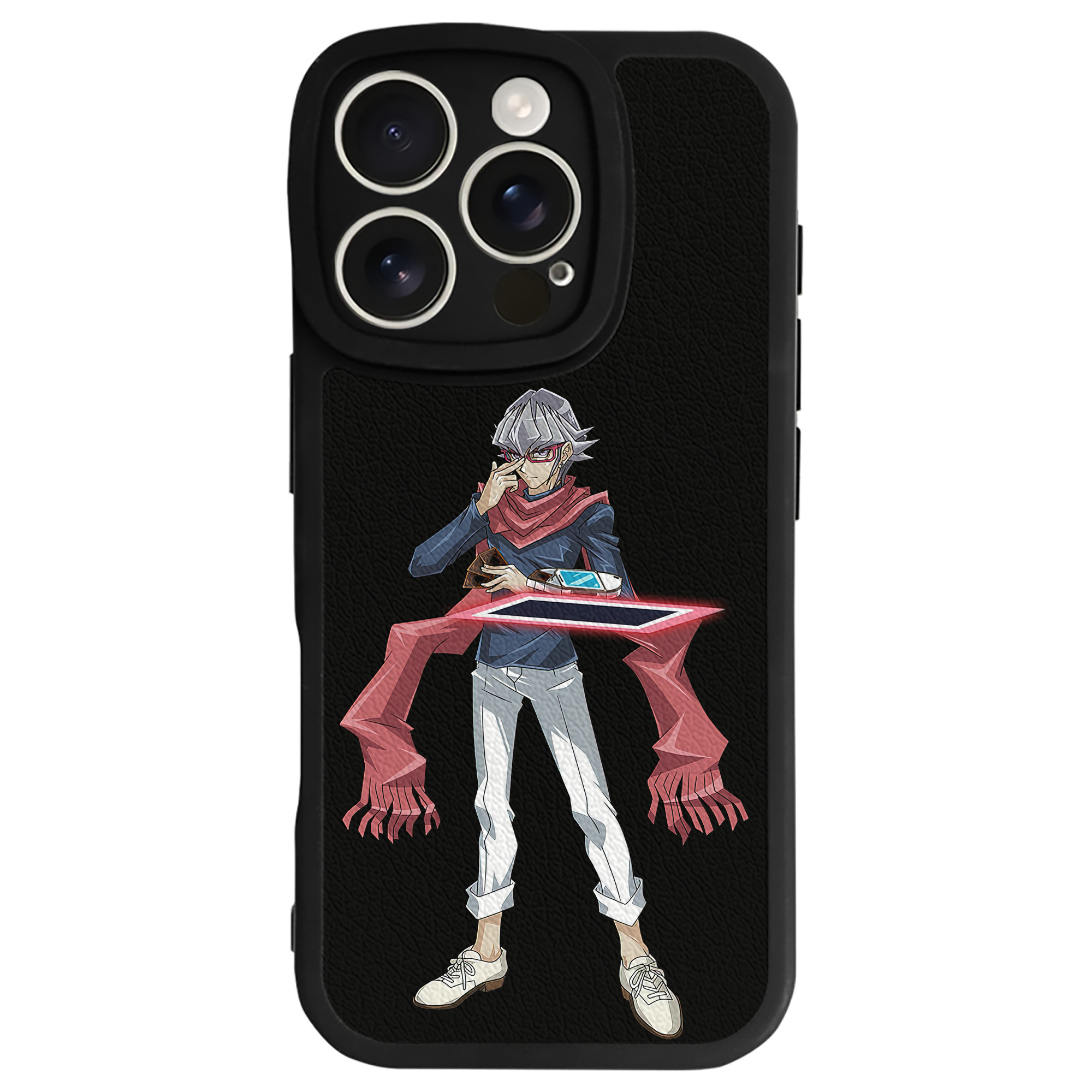 遊☆戯☆王 Yu-Gi-Oh! 【iPhone 16シリーズ対応】シリコンスマホケース（レザー調） 材質：シリコン